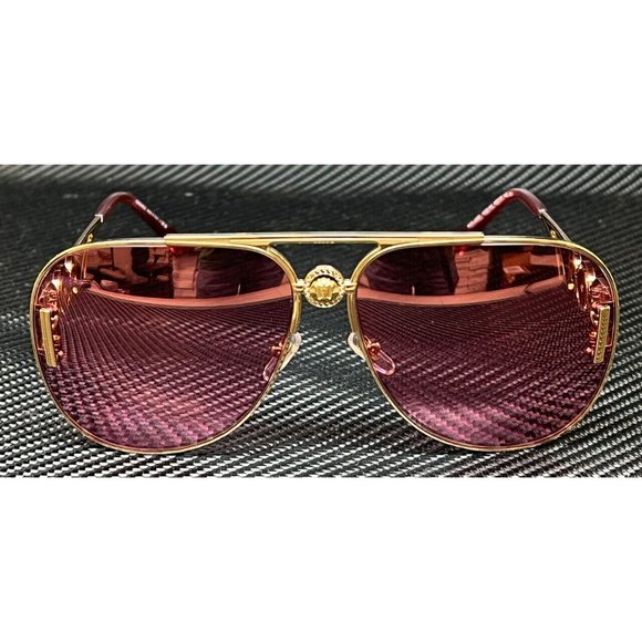 Versace Gold Mirror Pink Sunglasses main image 5